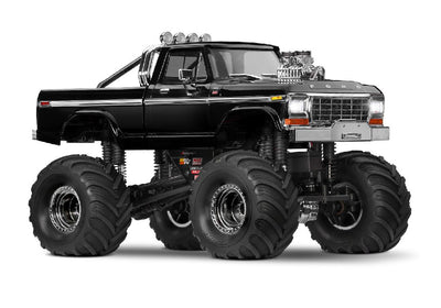Traxxas TRX-4MT Monster Truck with 1979 Ford® F-150® Truck Body: 1/18-Scale 4WD Electric Truck - Black