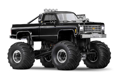 Traxxas TRX-4MT Monster Truck with 1979 Chevrolet® K10 Truck Body: 1/18-Scale 4WD Electric Truck - Black