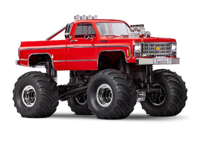 Traxxas TRX-4MT Monster Truck with 1979 Chevrolet® K10 Truck Body: 1/18-Scale 4WD Electric Truck - Red