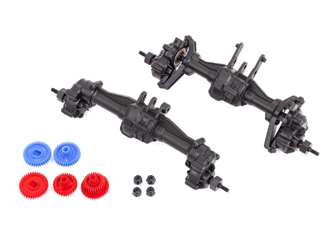 Traxxas Portal kit, complete (2.56:1 reduction) (includes rear axle assembly & front axle assembly)