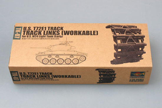 Trumpeter 1/35 U.S. T72E1 steel track for U.S. M24 light tank (e