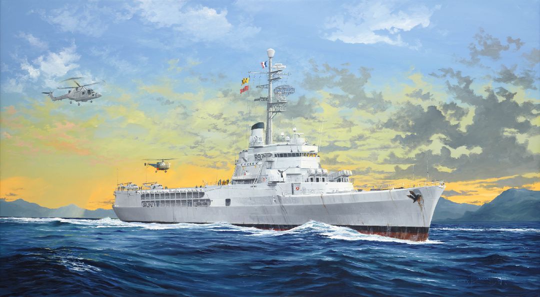 Trumpeter 1/350 French Navy Helicopter Cruiser Jeanne d’Arc 2008