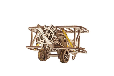 Ugears Mini-biplane (New Packaging design) - 84 Pieces