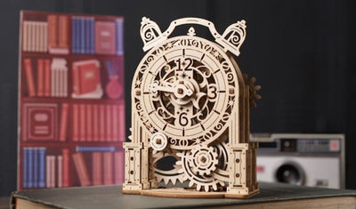 Ugears Vintage Alarm Clock (New Packaging design) - 43 Pieces