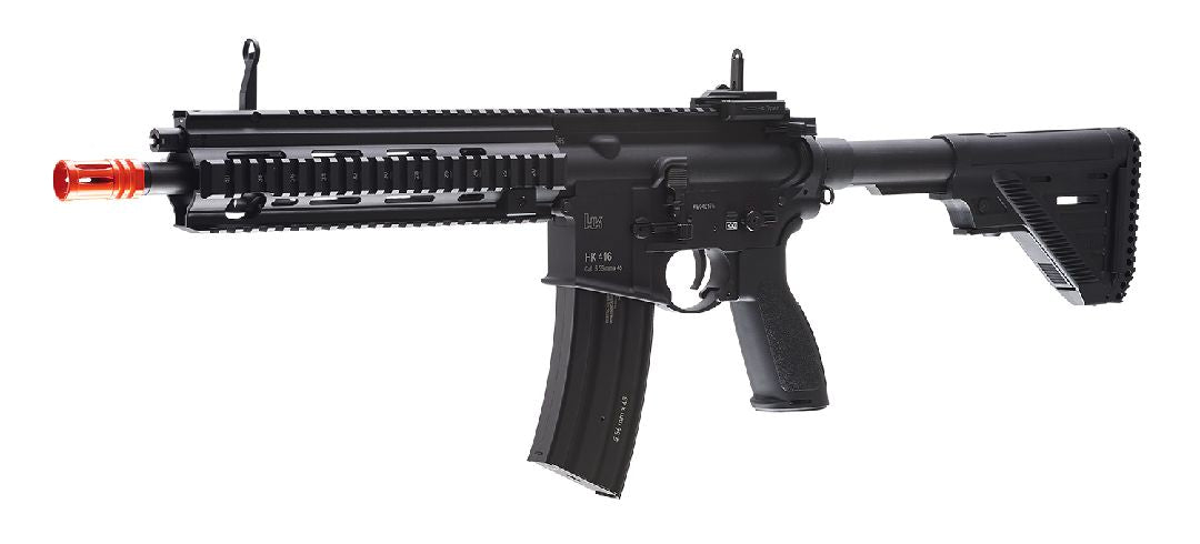 Umarex HK 416A5 Airsoft rifle, AEG (VFC), with Deans connector, Black color with Orange safety tip