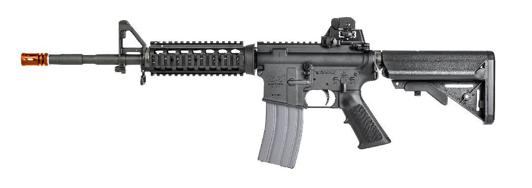 Umarex VFC Avalon M4 Airsoft rifle, AEG, GEN3, with Deans connector, Black color with Orange safety tip