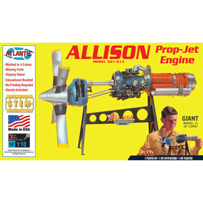 Allison 501-D13 Prop Jet Aircraft Engine  1/10