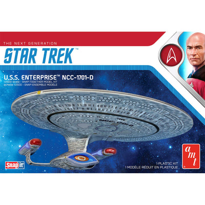 1/2500 Star Trek USS Enterprise-D  Snap Model Kit