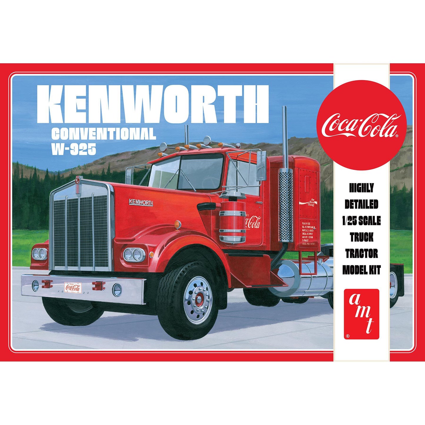 1/25 Kenworth 925 Semi Tractor Coca-Cola