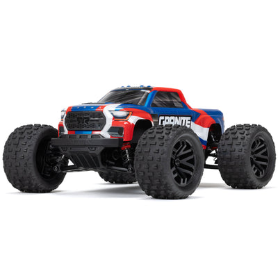 1/18 GRANITE GROM MEGA 380 Brushed 4X4 Monster Truck RTR with Battery & Charger  Blue