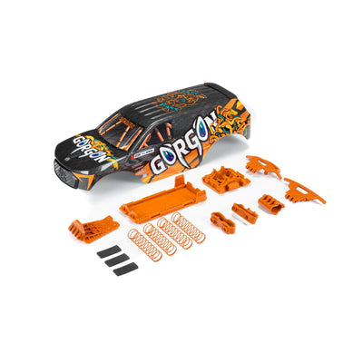 GORGON Painted Decaled Trimmed Body Set  Orange