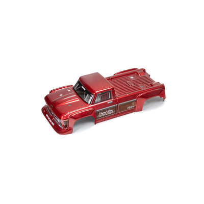 Painted Decaled Trimmed Body  Red: Outcast 4x4 BLX