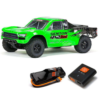 1/10 SENTON 4X2 BOOST MEGA 550 Brushed Short Course Truck RTR with Battery & Charger  Green