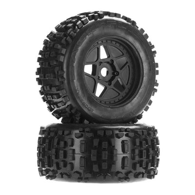 1/8 dBoots Backflip Monster Truck 6S Front/Rear 3.8 Pre-Mounted Tires  17mm Hex (2)