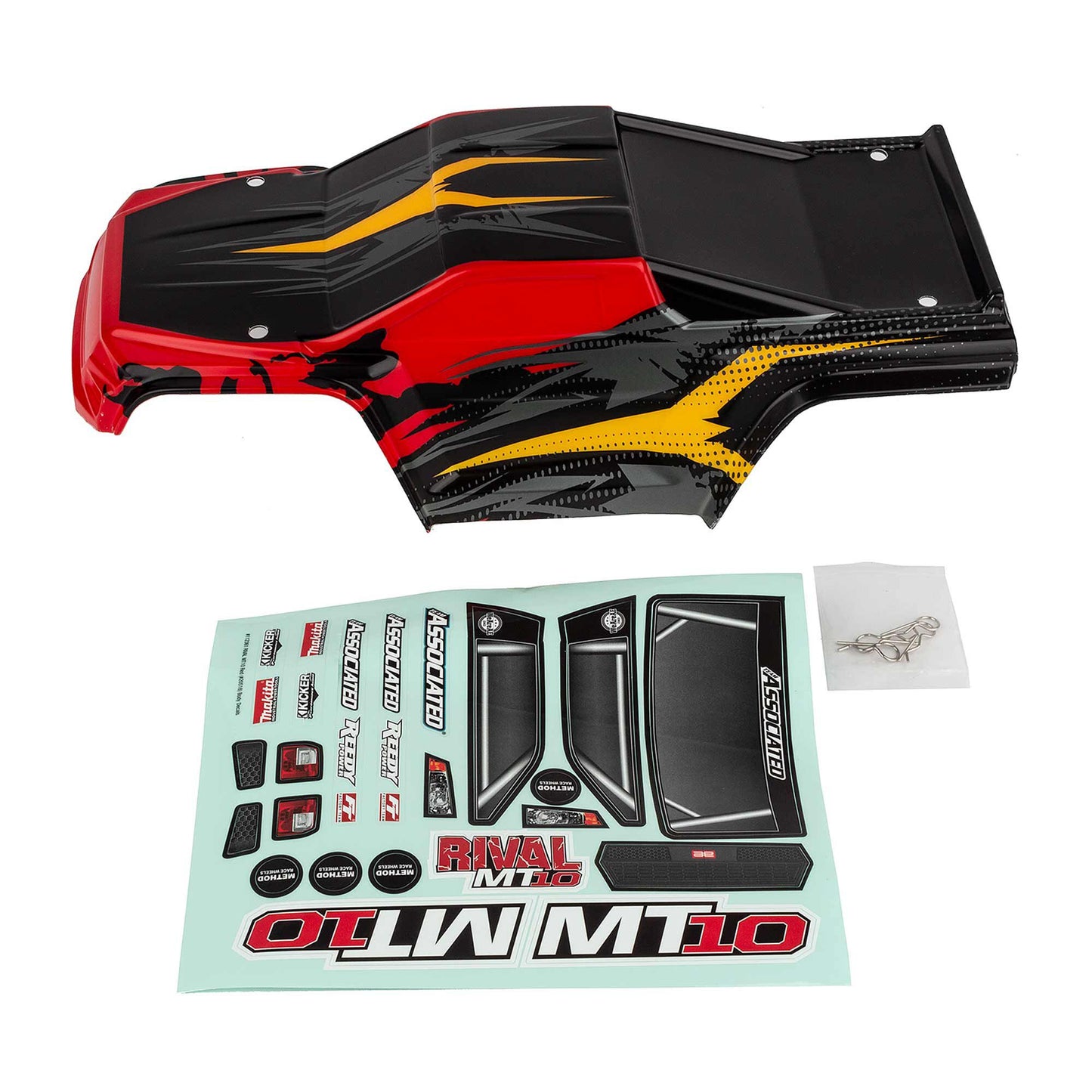 RIVAL MT10 Body V2  Red / Yellow