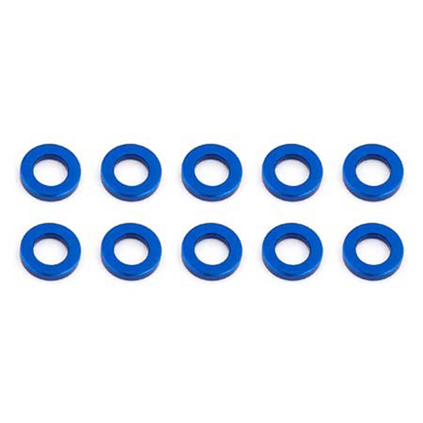 Ballstud Washers  5.5x1mm  Blue Aluminum (10)