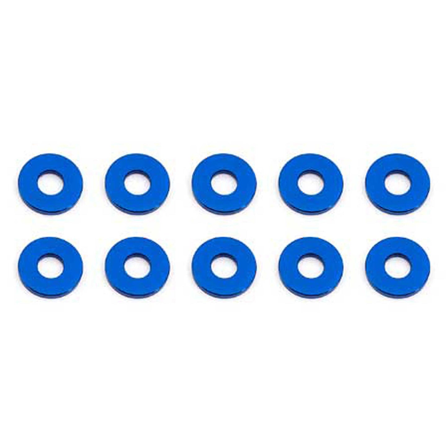 Bulkhead Washers  7.8x1mm  Blue Aluminum (10)