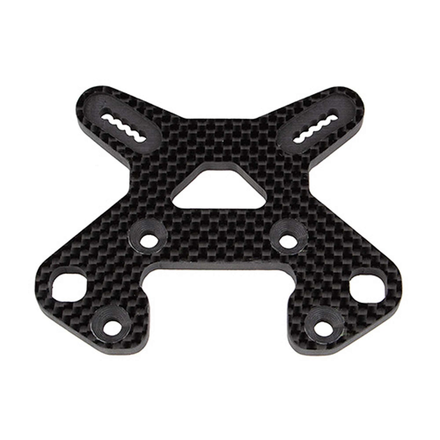 RC8B4 FT Front Shock Tower  carbon fiber