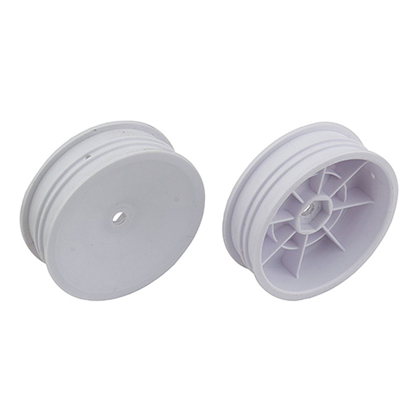 1/10 12mm Hex 2.2 Slim Front Buggy Wheels (2)  White: B6