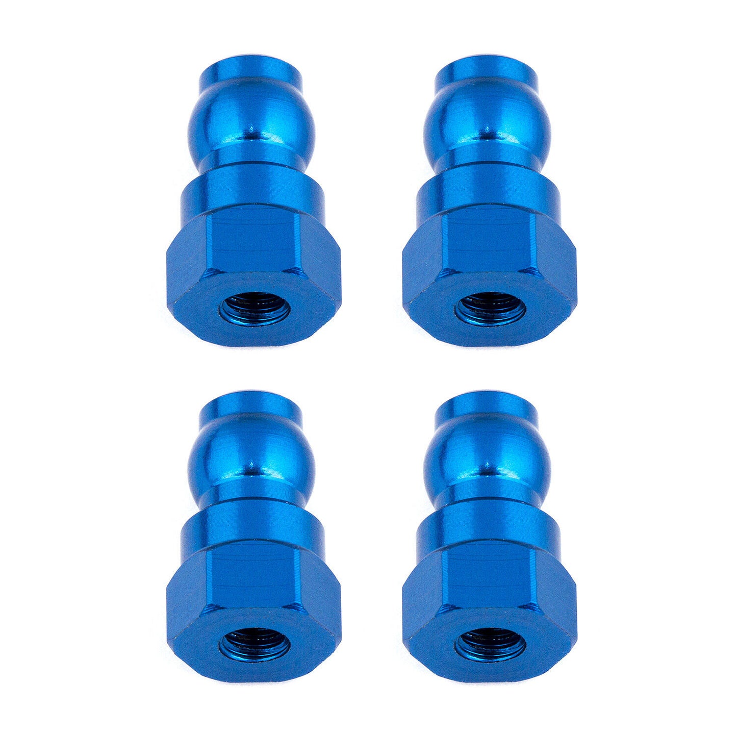 Shock Bushings  12mm  Blue Aluminum