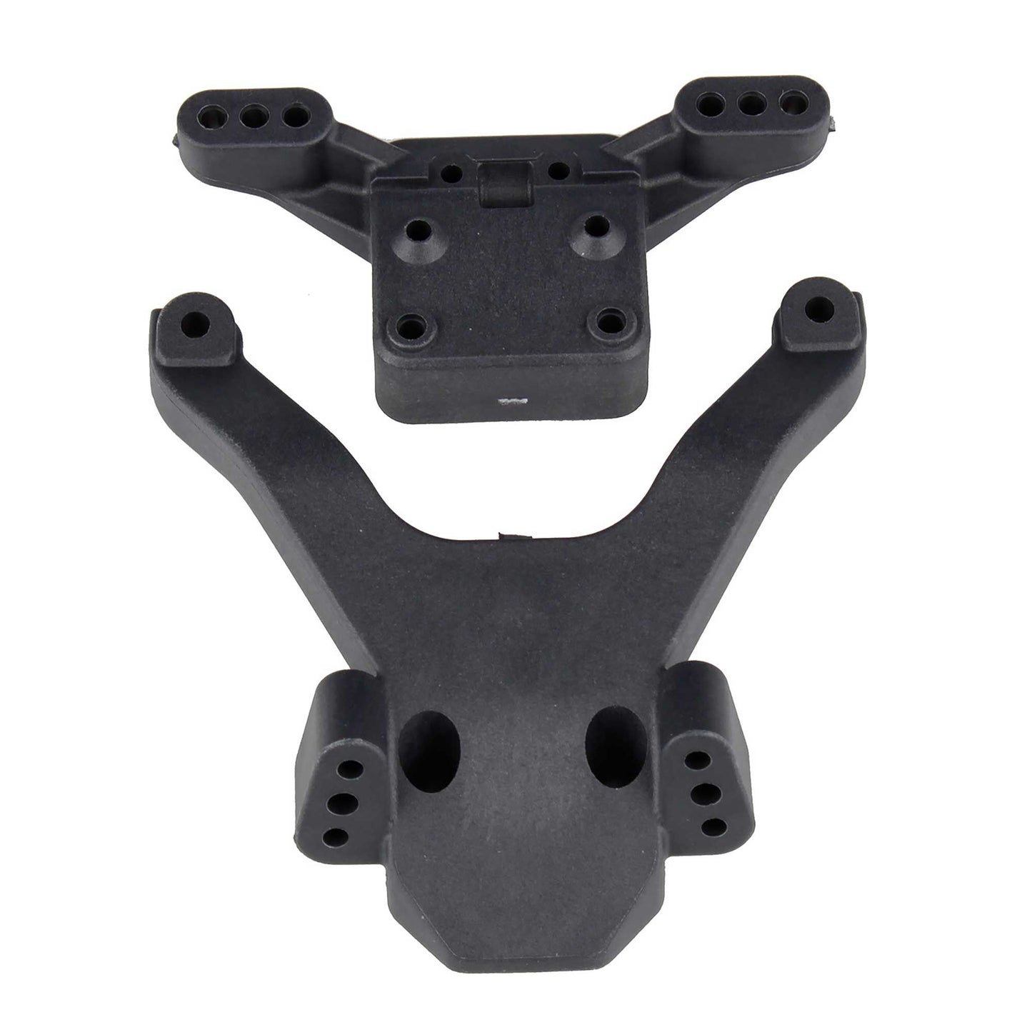 FT Top Plate and Ballstud Mount  Carbon: RC10B6