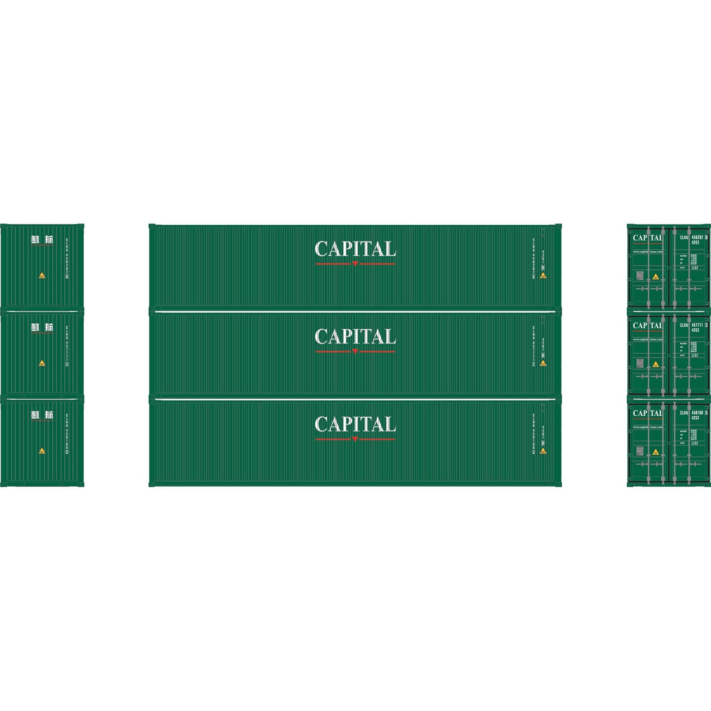 HO 40' Low Cube Container  CLHU #2 (3)