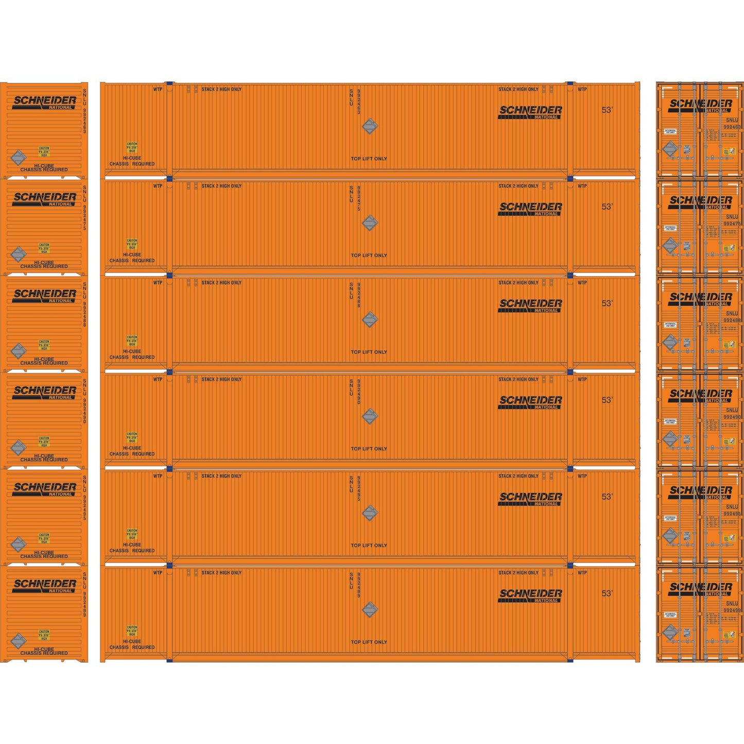 HO 53' CIMC Container  Schneider #1 (1)