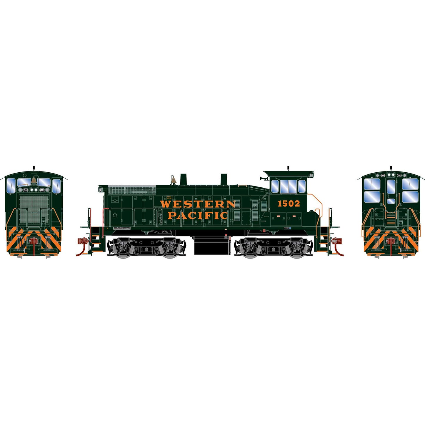 HO RTR SW1500  Western Pacific #1502