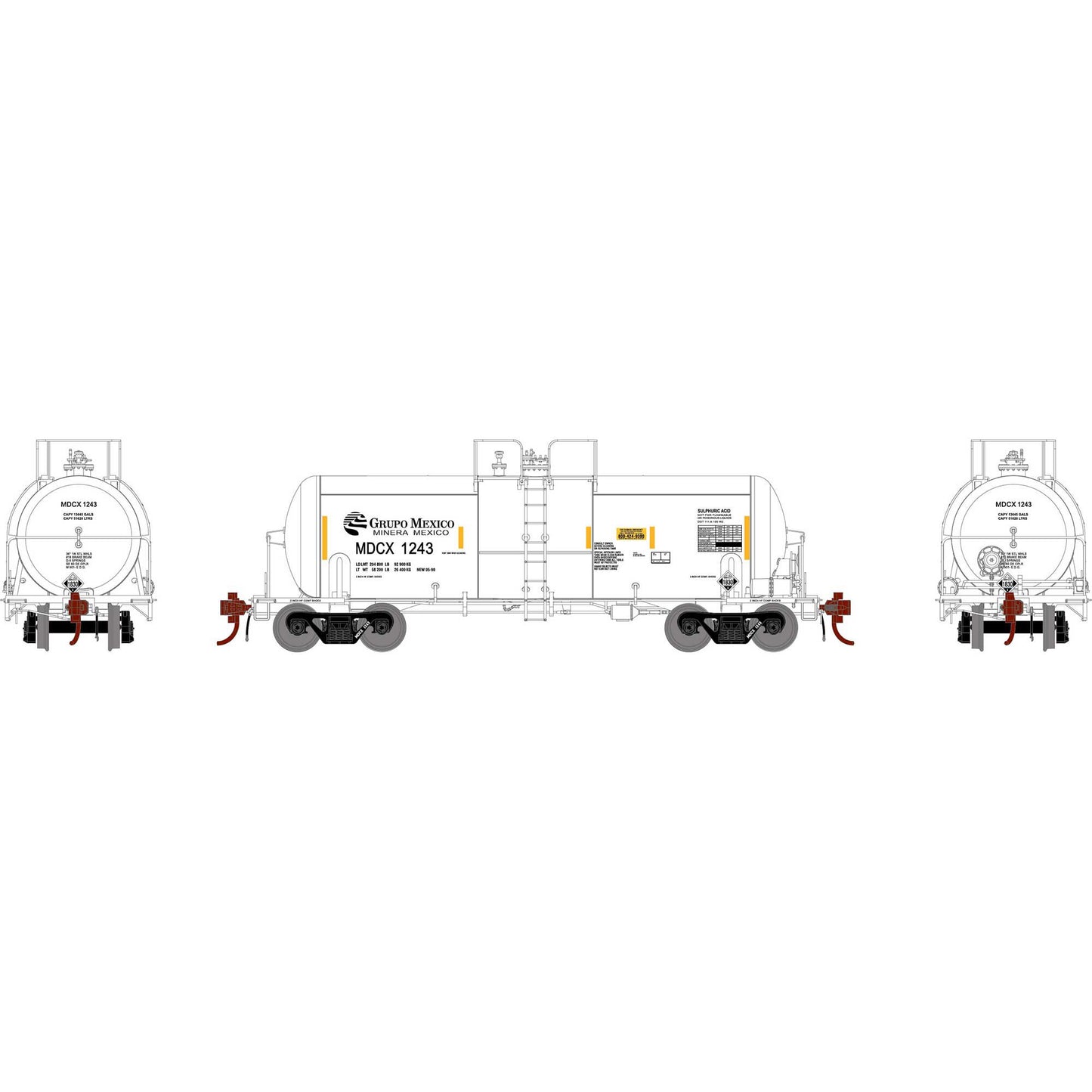 HO 13 600-Gallon Acid Tank  MDCX #1243