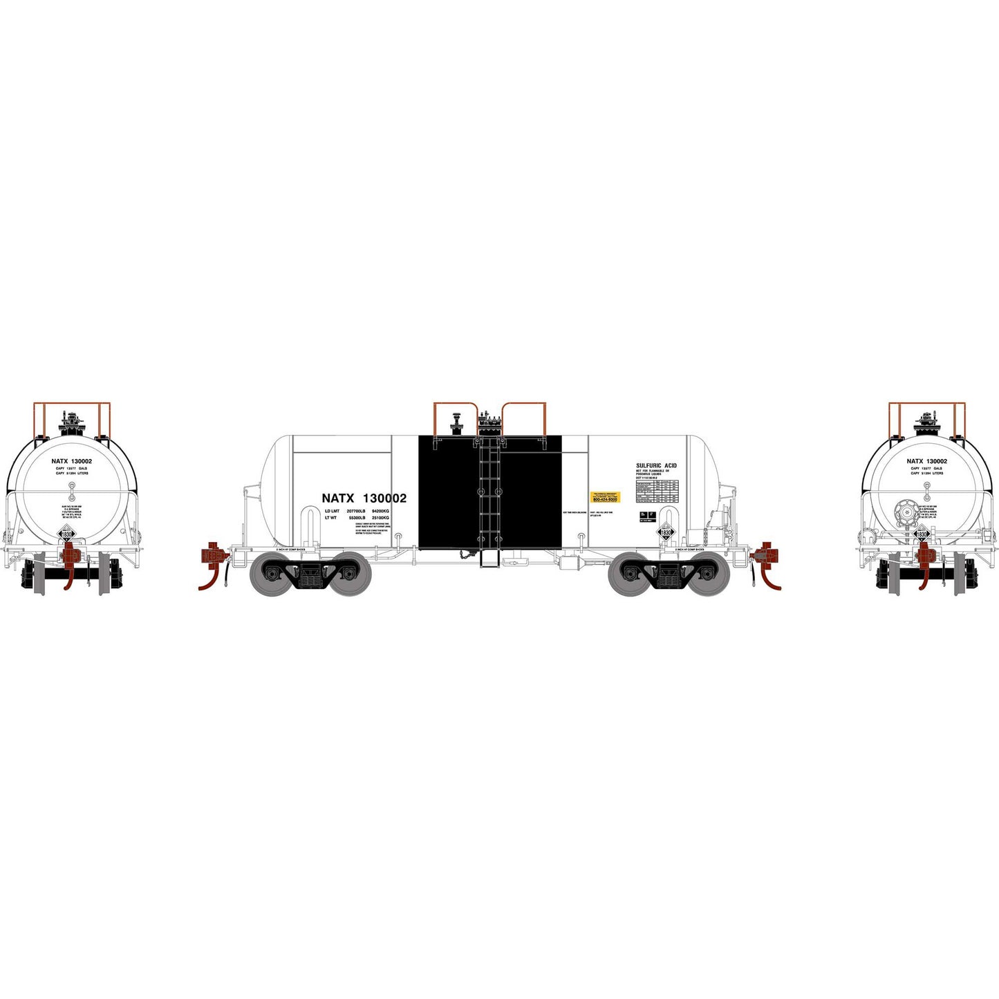 HO 13 600-Gallon Acid Tank  NATX #130002