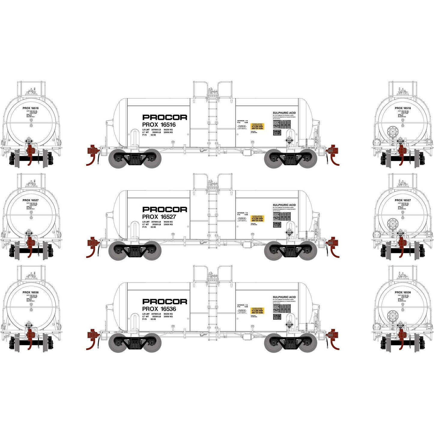 HO 13 600-Gallon Acid Tank  PROX  White (3)