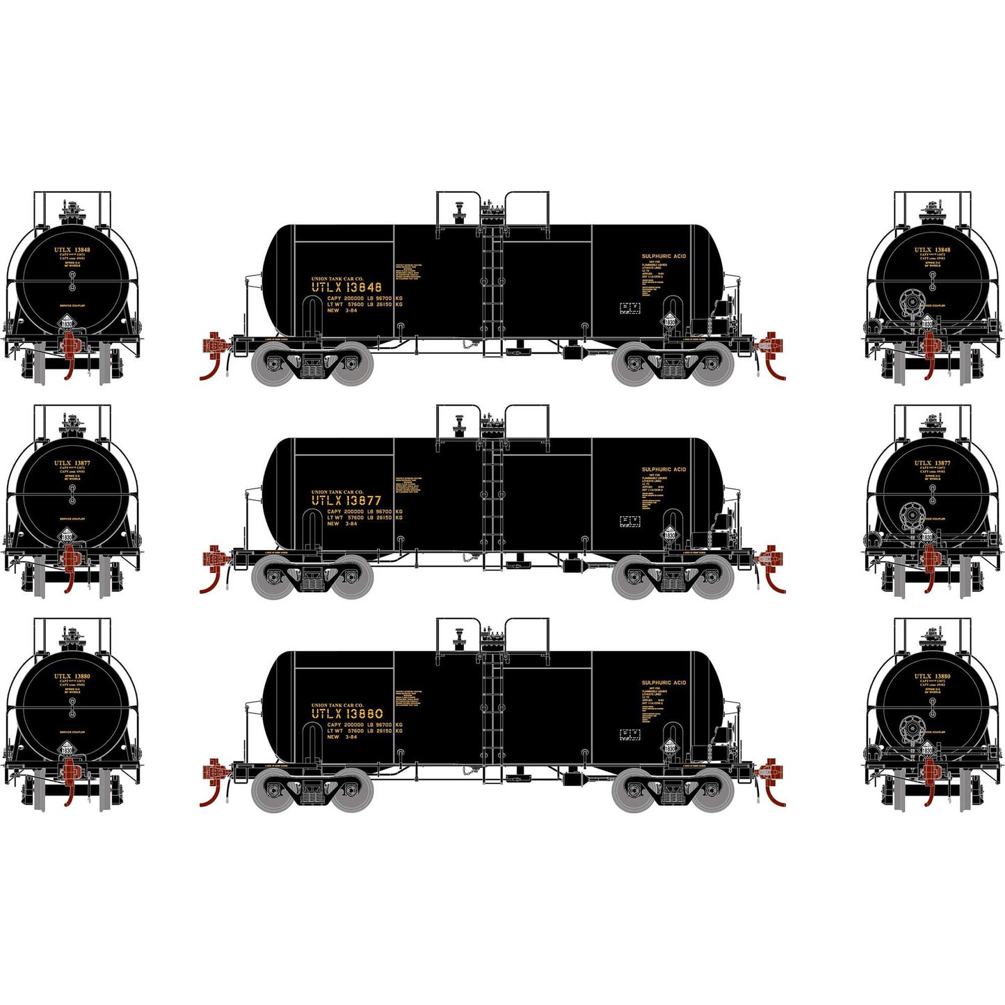 HO 13 600-Gallon Acid Tank  UTLX/Black (3)