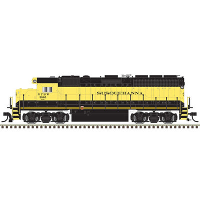 N GP 40 Loco Susquehanna 3040  Yellow/Black
