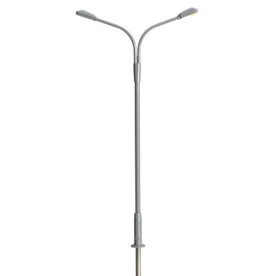 N Double Arm Streetlight  Gray  Warm LED (3)