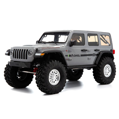 1/10 SCX10 III Jeep JLU Wrangler 4X4 Rock Crawler with Portals RTR  Gray
