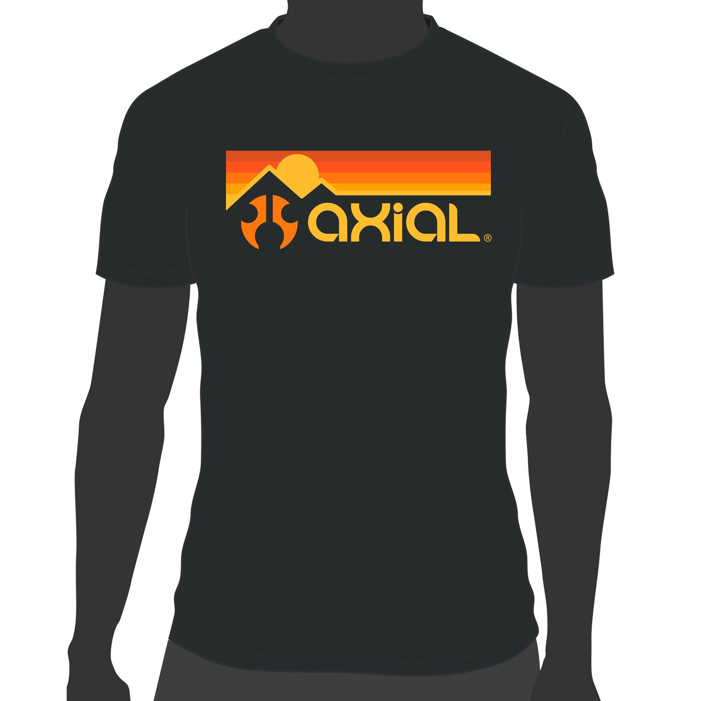 Axial Gradient Short Sleeve T-Shirt, 3XL
