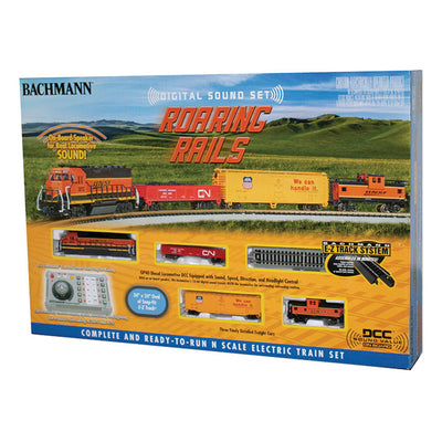 N Roaring Rails Set with DCC