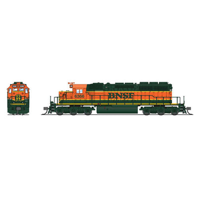 N EMD SD40-2 Locomotive  BNSF 6375  Heritage I  with Paragon4