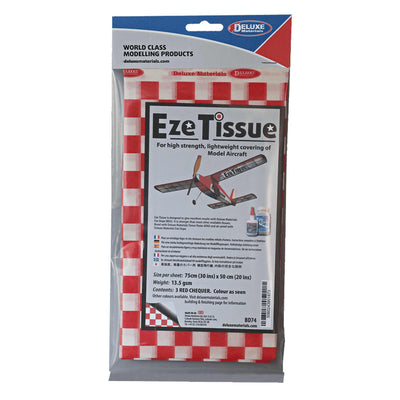 Red Checker EZE Tissue, 30"x20" (3)