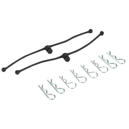 Du-Bro Body Klip Retainers (Black) 2/pkg.