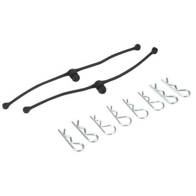 Du-Bro Body Klip Retainers (Black) 2/pkg.