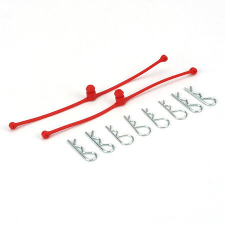 Du-Bro Body Klip Retainers (Red) 2/pkg.