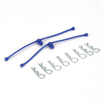 Du-Bro Body Klip Retainers (Blue) 2/pkg.