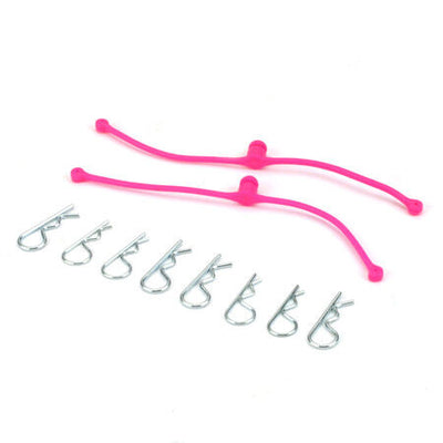 Du-Bro Body Klip Retainers (Pink) 2/pkg.