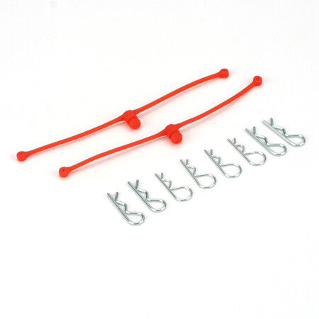 Du-Bro Body Klip Retainers (Orange) 2/pkg.