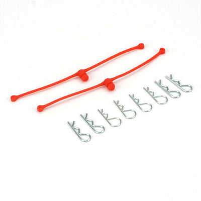 Du-Bro Body Klip Retainers (Orange) 2/pkg.