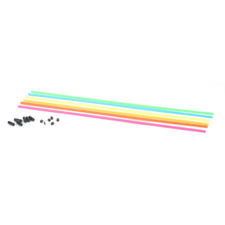 Du-Bro Antenna Tube Assortment w/Caps Neon (1set/pkg)