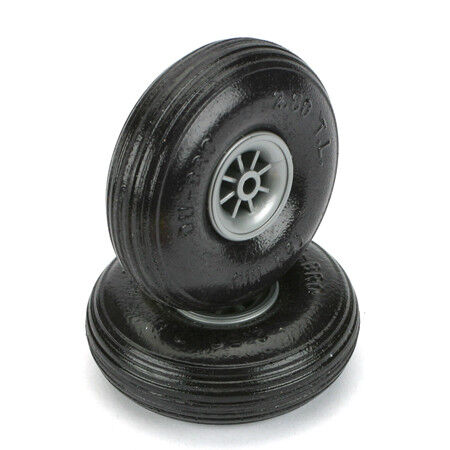 Du-Bro 2-1/2" Dia. Treaded Lightweight Wheel (2)