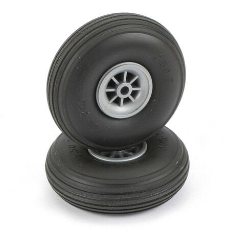 Du-Bro 2-1/2" Dia. Treaded Surface Wheels (2)