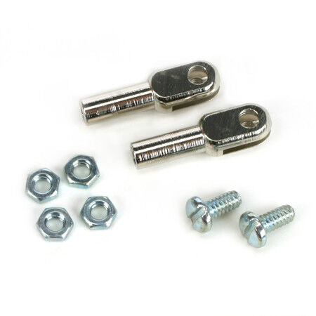 Du-Bro 4-40 Threaded Rod Ends (2/pkg)